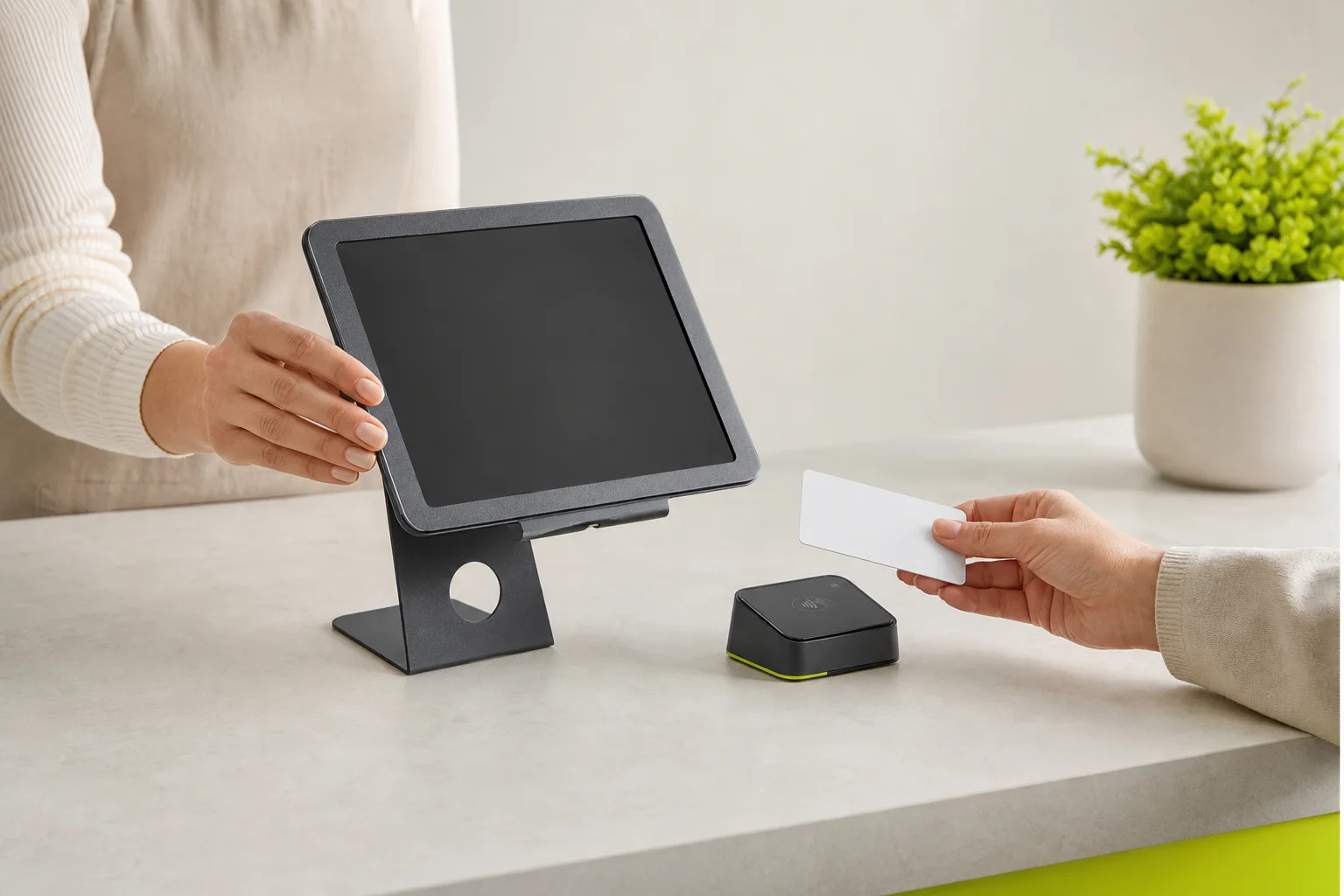 Atención a un cliente mediante un terminal de punto de venta