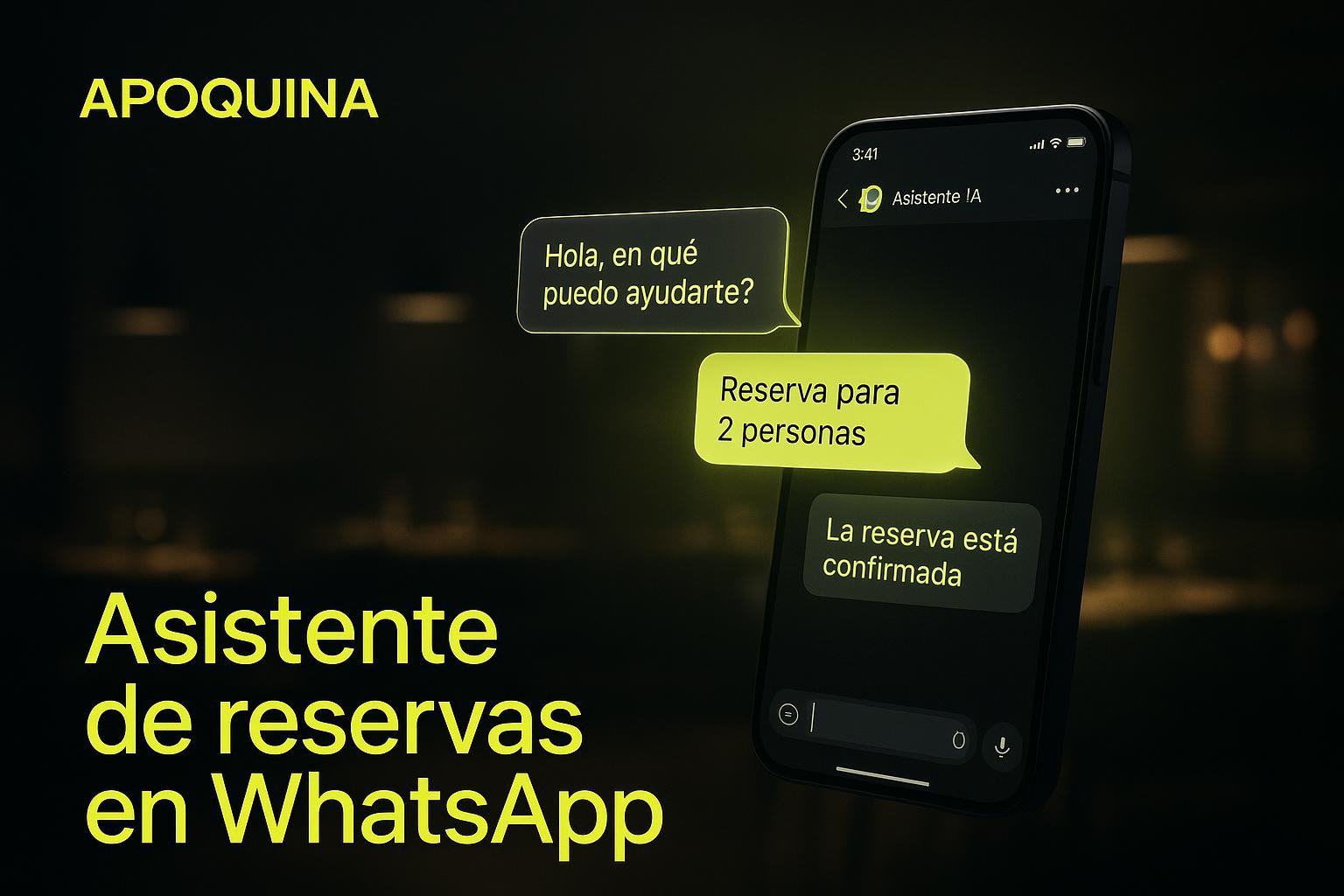 Un agente de IA en WhatsApp que reserva por ti: cómo funciona